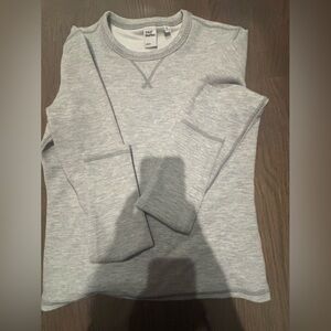 Aritzia Gray Wafflex Knit Henley